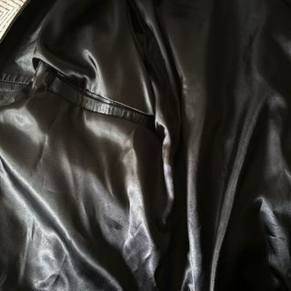 Chaqueta de cuero negra