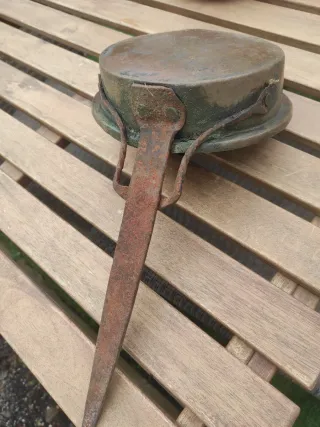 Cazo de cobre artesanal