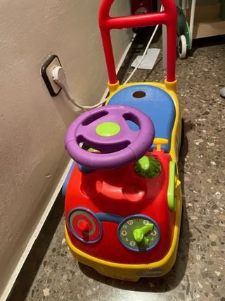 Coche andador bebé con empujador