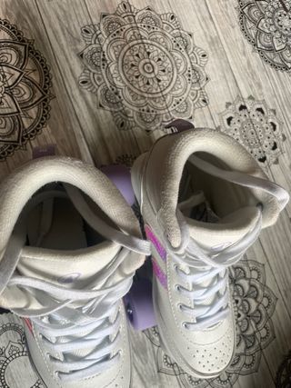 Patines 4 ruedas niña talla 36 lila