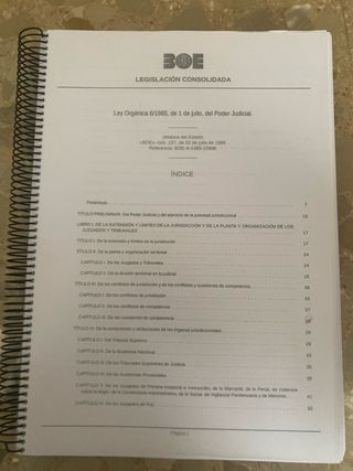 Ley orgánica del poder judicial