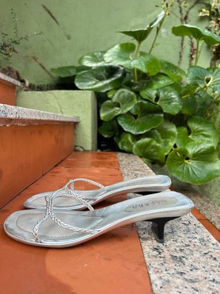 Sandalias Ralph Lauren Plateadas