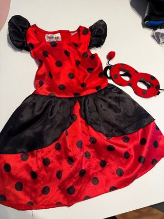 Disfraz mariquita talla 86/92