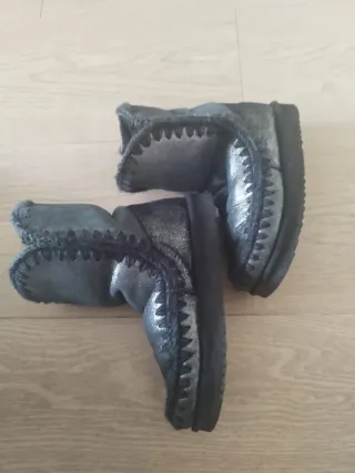 Botas Mou plataforma interior color antracita