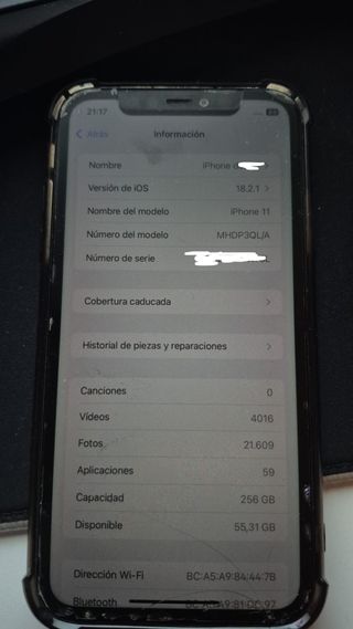 iPhone 11 256GB Negro