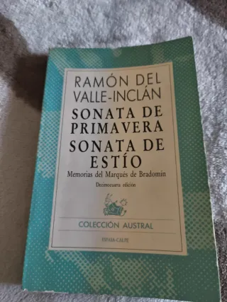 Sonata de Primavera y Estío - Valle-Inclán