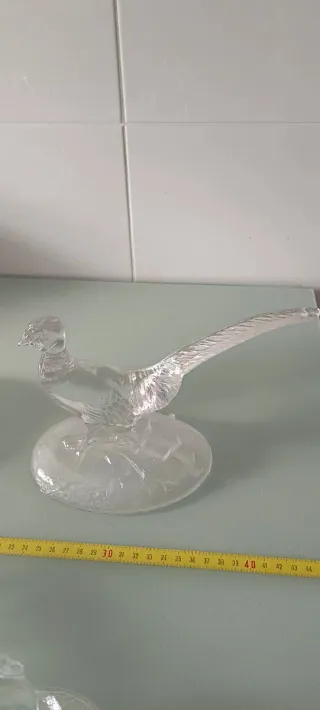 Figuras de cristal decorativas