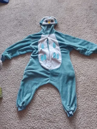 Disfraz de pingüino azul.