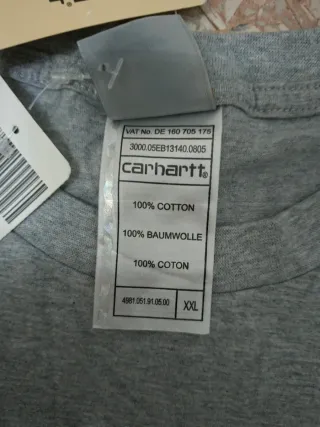 T-shirt Carhartt XXL Grigia Grafica