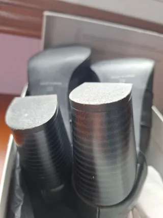 Zapatos de piel negros con cordones