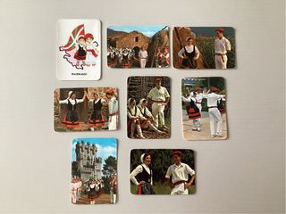 8 Calendarios de bolsillo 1980 Dantzaris