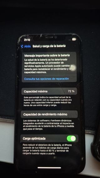 iPhone 11 Pro Negro (Pantalla Rota) 256 GB