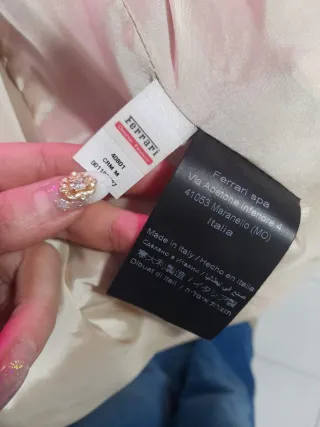 Giacca in pelle Ferrari prima linea