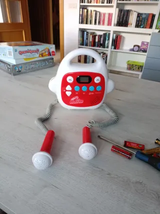 Radio Karaoke con Micrófonos