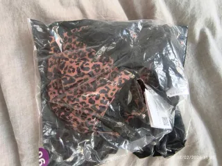 Sujetador Women'secret Animal Print Negro/Marrón