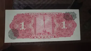 Billete 1 Peso México 1954