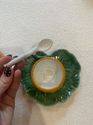 Açucareiro Bordallo Pinheiro Laranja