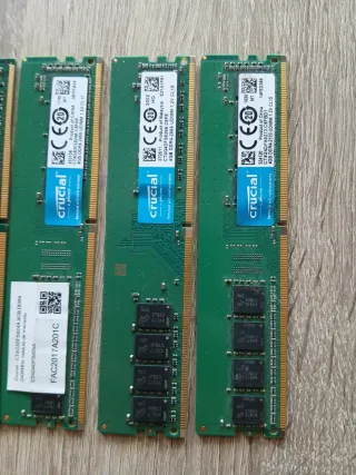 4x Crucial 4GB DDR4 RAM Módulos