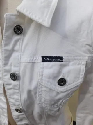 Giacca D&G bianca taglia 40