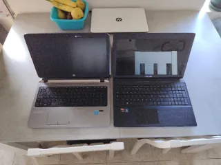 Lote 4 portátiles HP, NEC, ASUS, Samsung