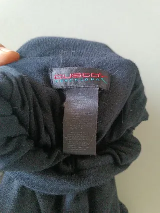 Vestido Custo Barcelona Negro Multicolor