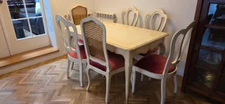 Tavolo da pranzo estensibile e 6 sedie