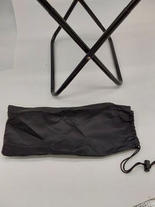 Taburete Plegable Portatil, Silla Camping Plegable Ligera Negro Taburetes Plegables, Silla Portatil Camping De Pesca para Pesca