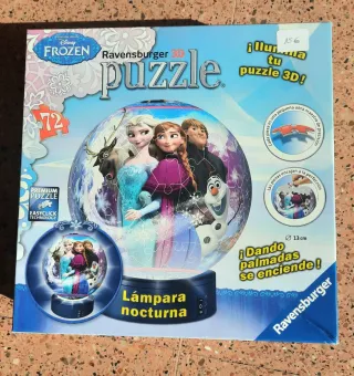 Puzzle 3D Ravensburger Frozen + Lámpara