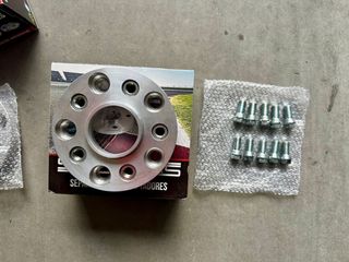 4 Separadores / adaptadores llantas coche 25mm