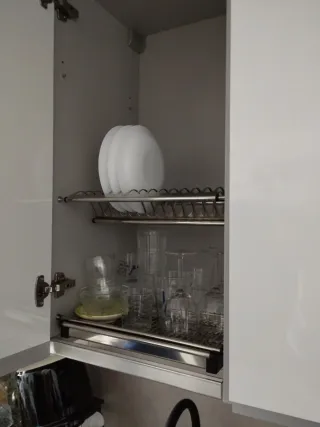 Escurreplatos inoxidable para armario cocina 45 cm