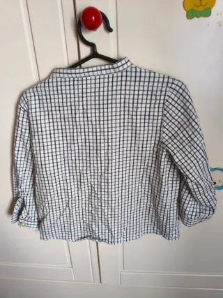 Camisa de cuadros para niño