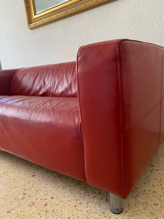 Sofá IKEA KLIPPAN de piel
