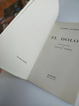 El dolor - Giuseppe Ungaretti (1958)