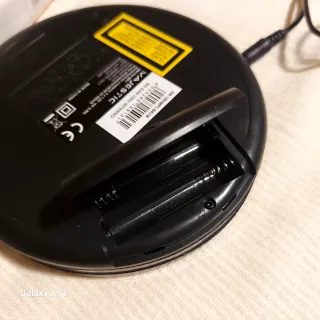 Lettore CD Portatile Nero e Blu