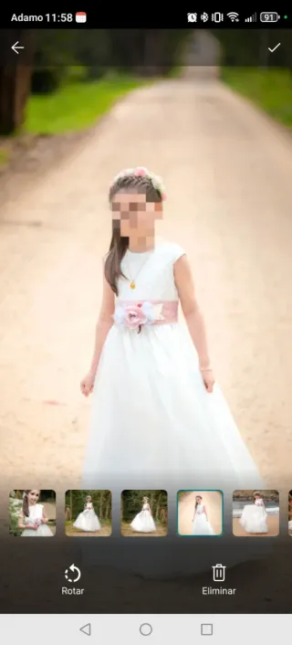 Vestido de comunión talla 105