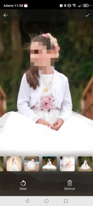 Vestido de comunión talla 105