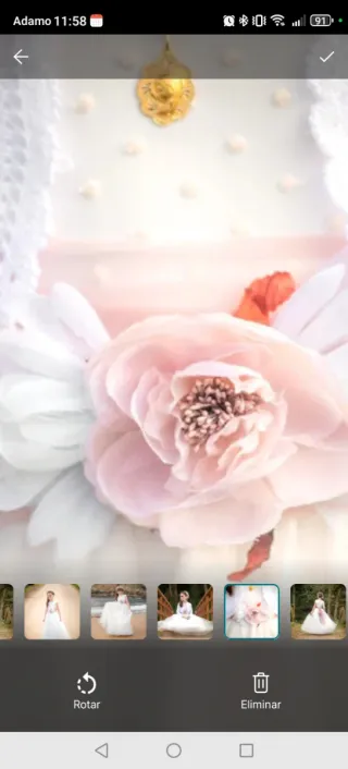 Vestido de comunión talla 105