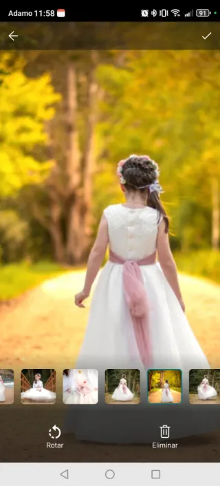 Vestido de comunión talla 105