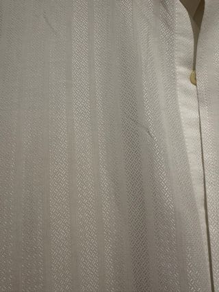 Camisa blanca vintage para hombre