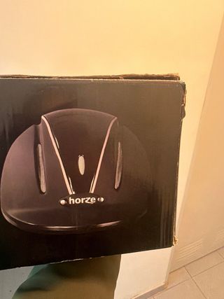Casco Hípica Horze Negro Talla L/XL