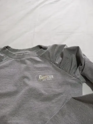 Felpa Boxeur Des Rues glitterata grigia