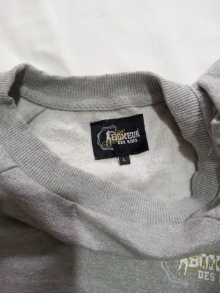 Felpa Boxeur Des Rues glitterata grigia