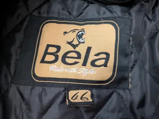 Chaqueta Moto Bela Negra Talla L
