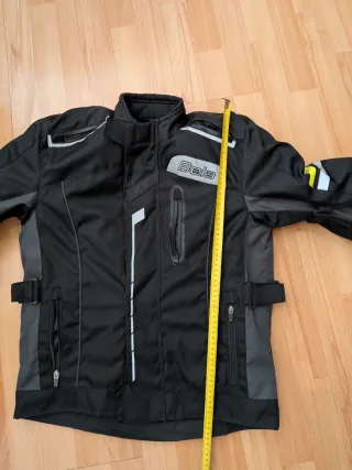 Chaqueta Moto Bela Negra Talla L