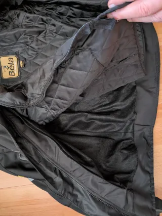 Chaqueta Moto Bela Negra Talla L