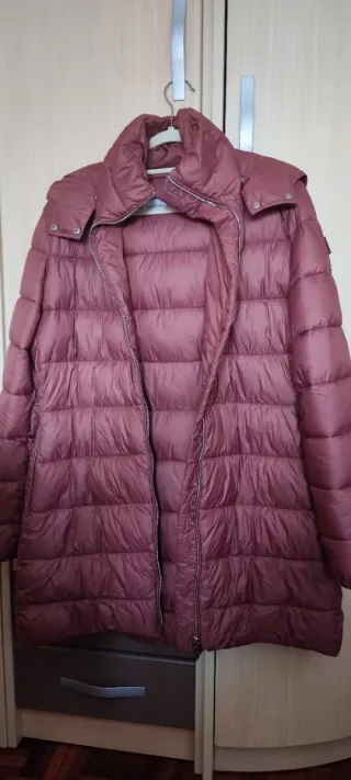 Cazadora Adolfo Dominguez plumón tres cuartos