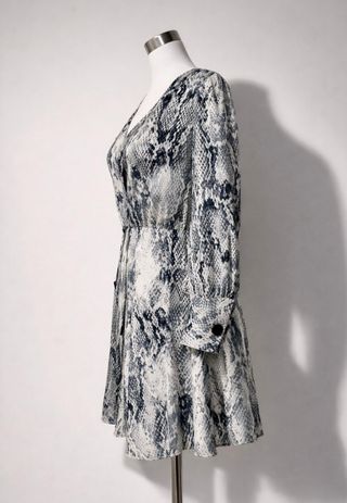 Vestido Zara Animal Print Camisero XS | Satinado