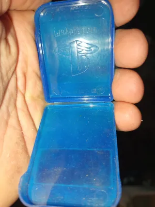 Caixa Cartão Memória Playstation Azul