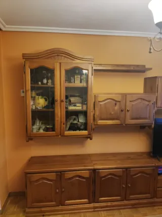 Mueble modular pino macizo