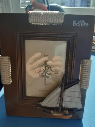 Marco de fotos náutico